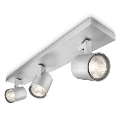 Philips 53093/48/16 - Φωτιστικό σποτ RUNNER 3xGU10/35W/230V