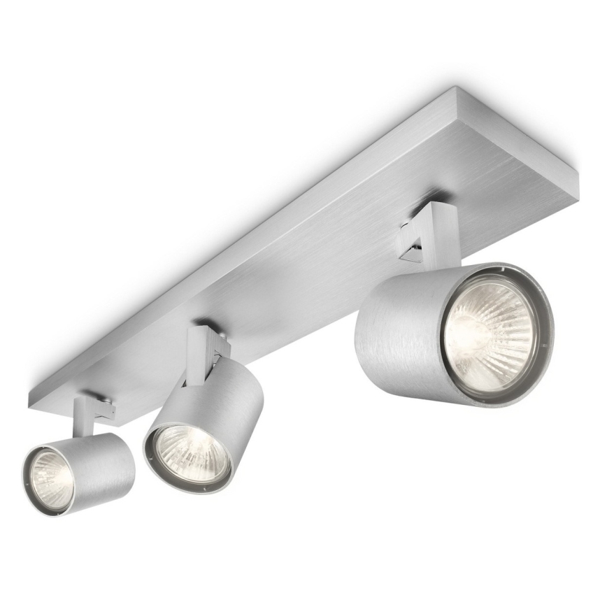 Philips 53093/48/16 - Φωτιστικό σποτ RUNNER 3xGU10/35W/230V