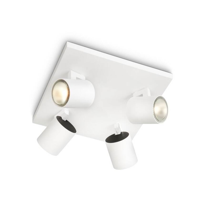 Philips - Φωτιστικό σποτ 4xGU10/20W/230V