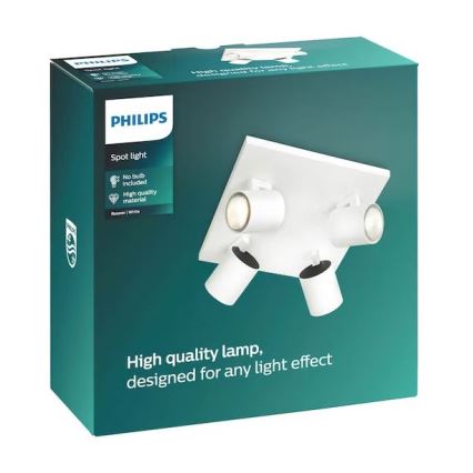Philips - Φωτιστικό σποτ 4xGU10/20W/230V