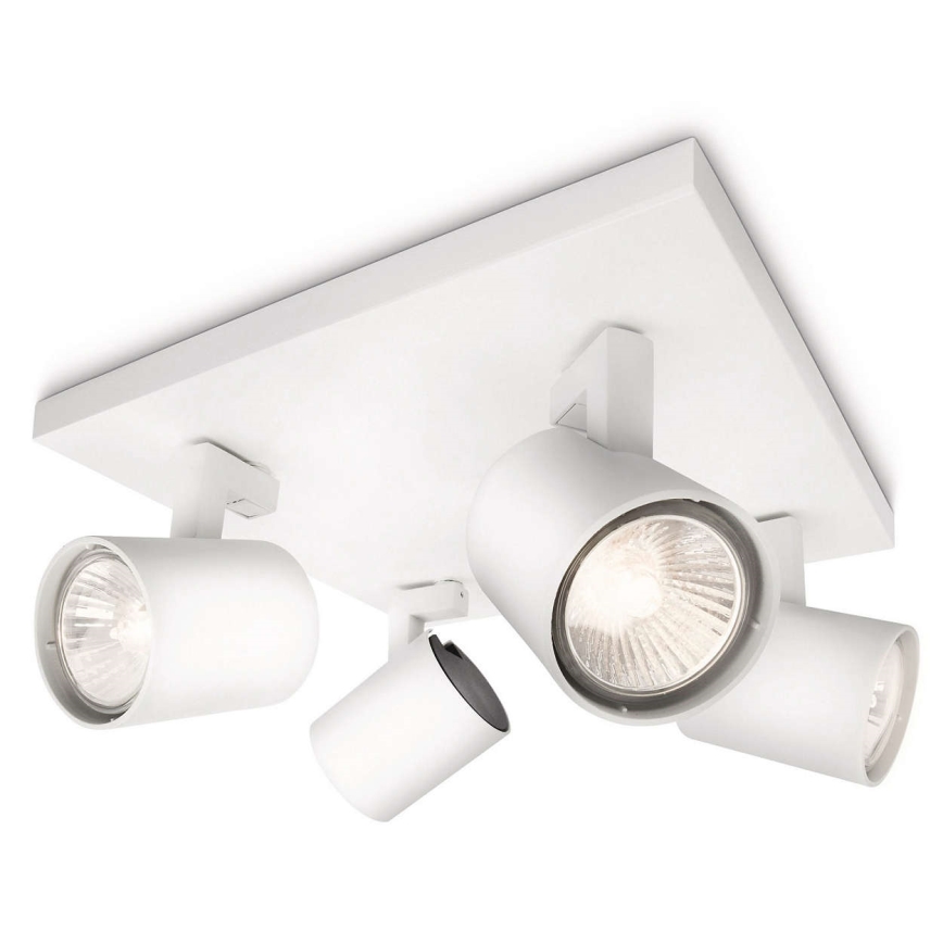 Philips 53094/31/16 - Φωτιστικό σποτ MYLIVING RUNNER 4xGU10/50W/230V