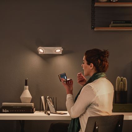 Philips - Φωτιστικό σποτ με dimmer 2xLED/4,5W