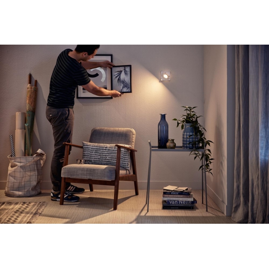 Philips 53190/48/P0 - Φως σποτ LED MYLIVING MILLENNIUM 1xLED/4,5W/230V