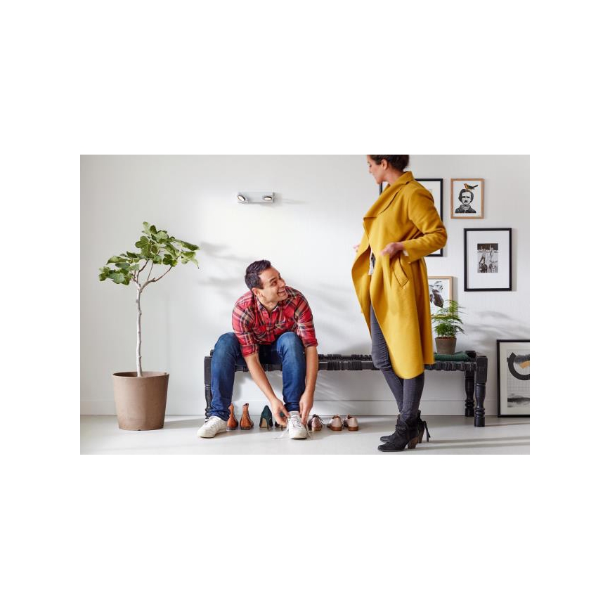 Philips 53192/48/P0 - Φως σποτ LED MILLENNIUM 2xLED/4,5W/230V