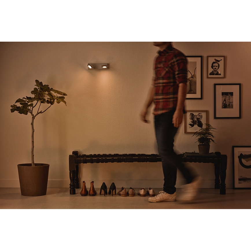 Philips 53192/48/P0 - Φως σποτ LED MILLENNIUM 2xLED/4,5W/230V