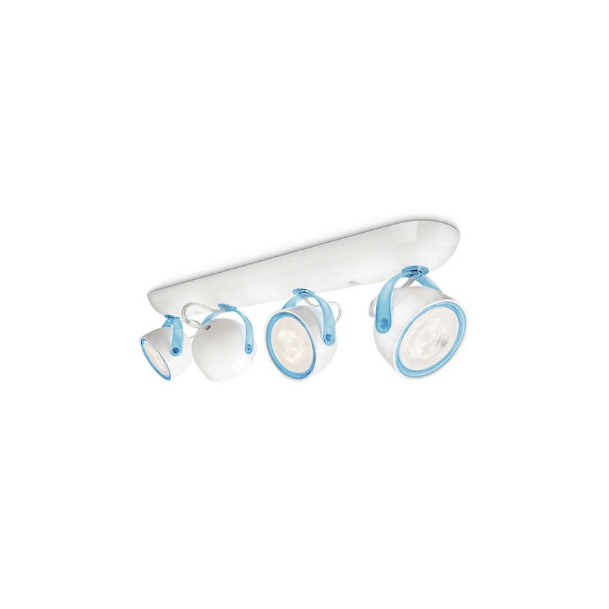 Philips 53234/35/16 - Φως σποτ LED MYLIVING DYNA 4xLED/3W/230V
