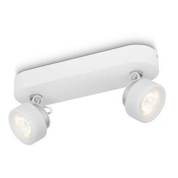 Philips 53272/31/16 - Φως σποτ LED RIMUS 2xLED/3W/230V