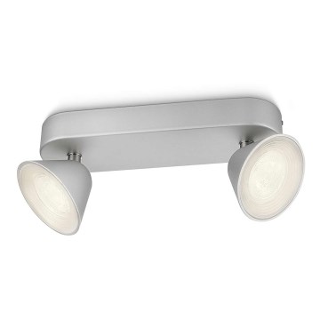 Philips 53282/48/16 - LED Σποτ φωτιστικό TWEED 2xLED/3W/230V