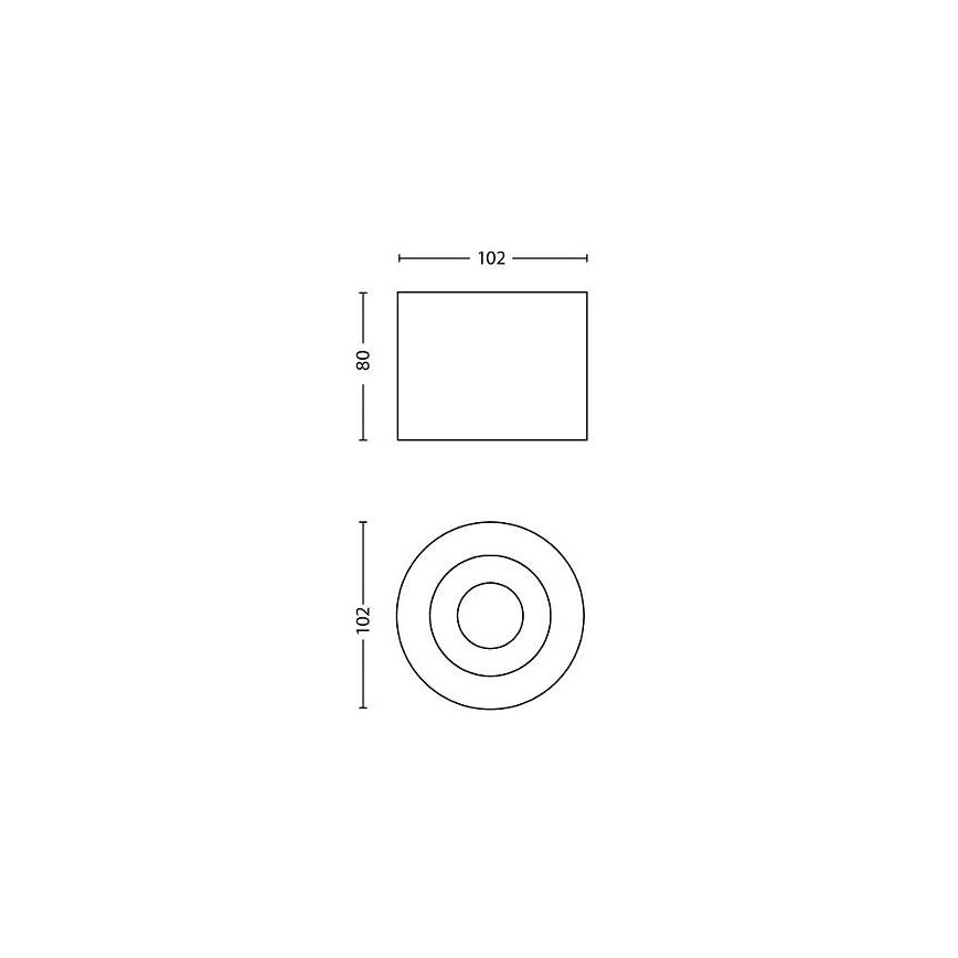 Philips - Σποτ LED με ρύθμιση φωτισμού 1xLED/4,5W/230V