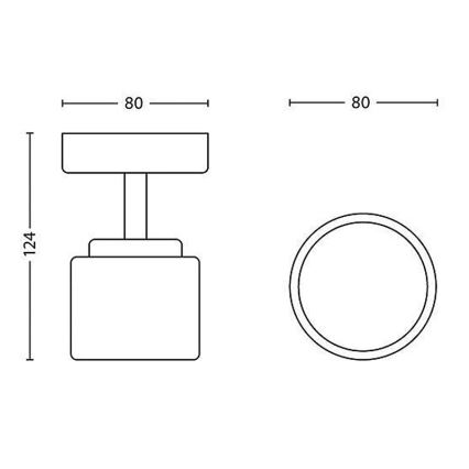 Philips - Φως σποτ LED 1xLED/4W/230V