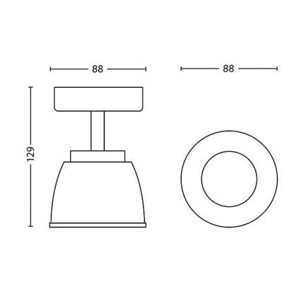 Philips - Φως σποτ LED 1xLED/4W/230V