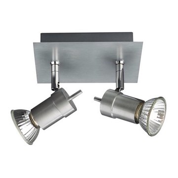 Philips 55082/48/PN - Φωτιστικό σποτ TITAN 2xGU10/50W/230V