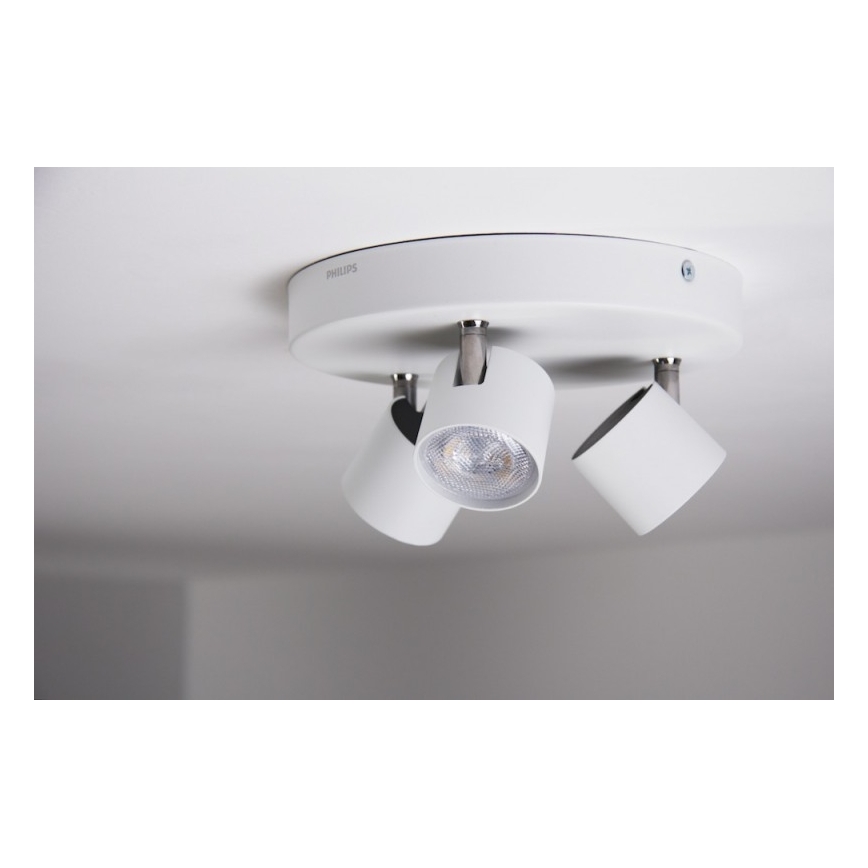 Philips - Σποτ LED με ρύθμιση φωτισμού 3xLED/4W/230V