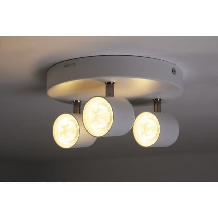 Philips - Σποτ LED με ρύθμιση φωτισμού 3xLED/4W/230V