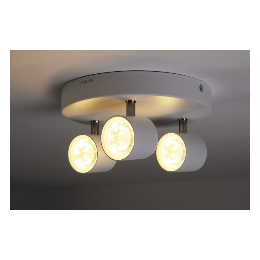 Philips - Σποτ LED με ρύθμιση φωτισμού 3xLED/4W/230V
