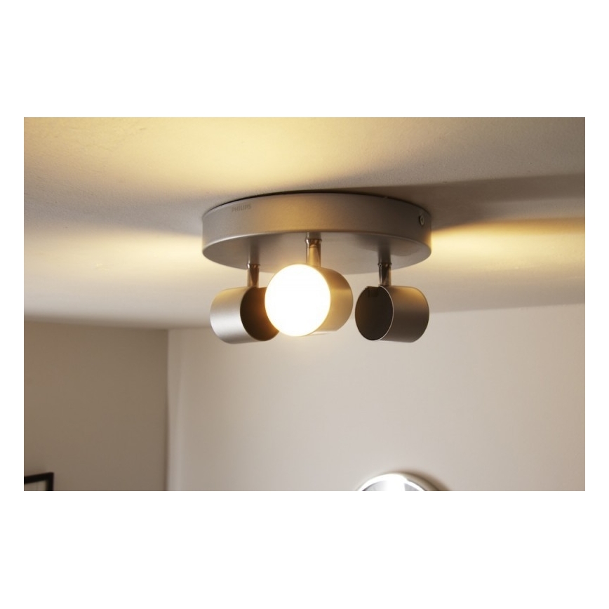 Philips 56243/48/16 - Σποτ LED με ρύθμιση φωτισμού MYLIVING STAR 3xLED/4W/230V