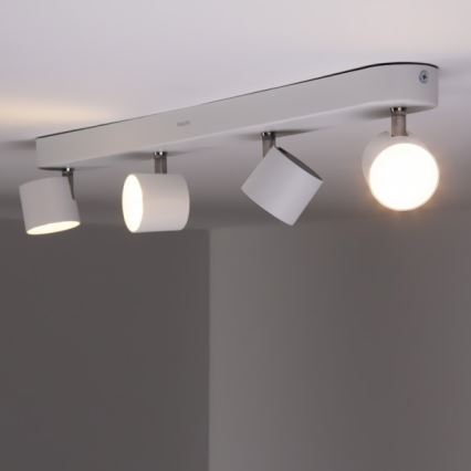 Philips - Σποτ LED με ρύθμιση φωτισμού 4xLED/3W/230V