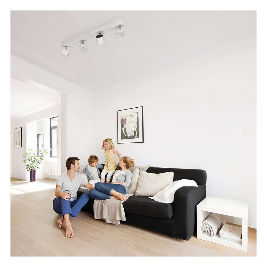 Philips - Σποτ LED με ρύθμιση φωτισμού 4xLED/3W/230V