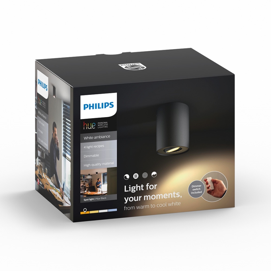 Philips - Φως σποτ Dimmer LED Hue PILLAR 1xGU10/5,5W