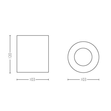 Philips - LED Dimming σποτ Hue PILLAR 1xGU10/5,5W/230V