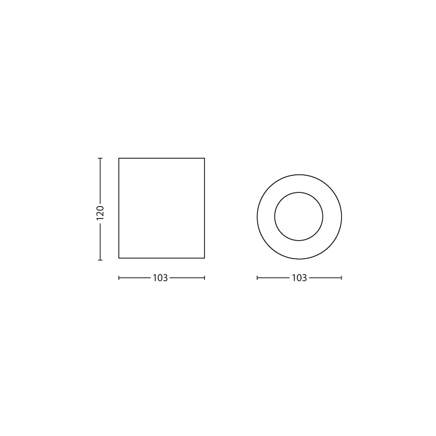 Philips - Φωτιστικό σποτ 1xGU10/50W/230V