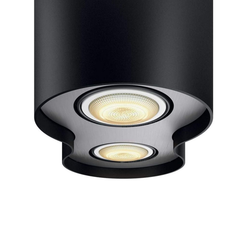 Philips - Ρυθμιζόμενο φωτιστικό LED Hue PILLAR 2xGU10/5W/230V με τηλεχειριστήριο