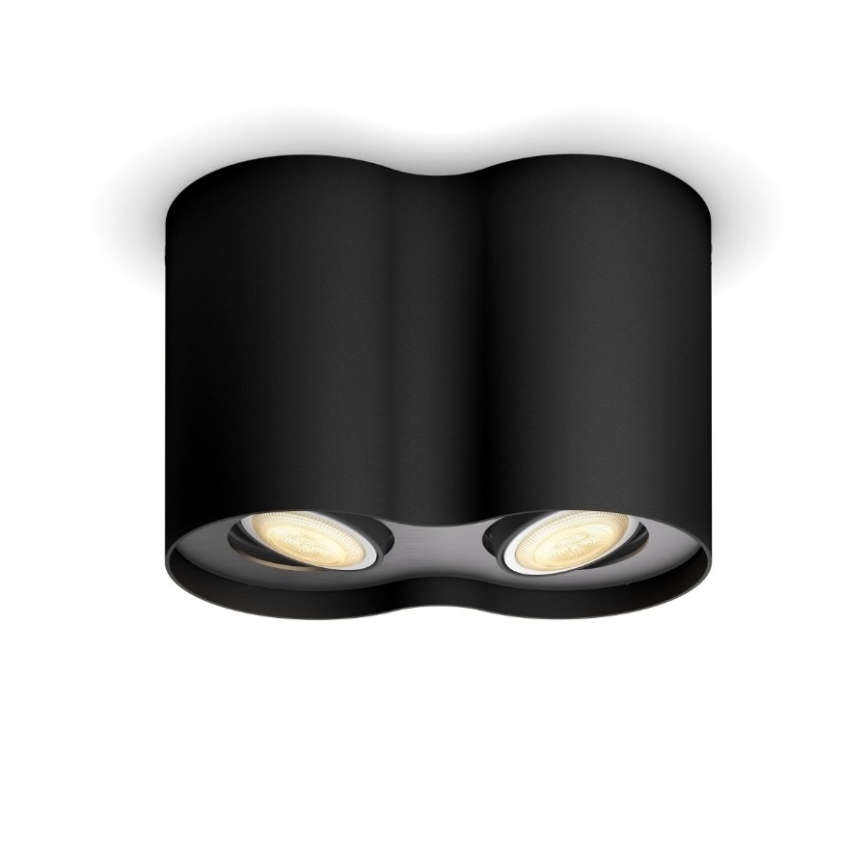 Philips - LED Φως dimmer Hue PILLAR 2xGU10/5W/230V + RC