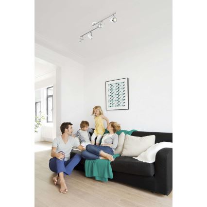 Philips 56484/31/16 - Φωτιστικό σποτ MYLIVING BALSA 4xGU10/35W/230V