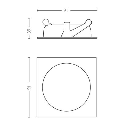 Philips 59006/11/P0 - Φωτιστικό μπάνιου LED MYBATHROOM DREAMINESS 1xLED/4,5W