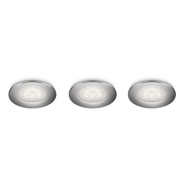 Philips 59100/11/16 - ΣΕΤ 3x Κρεμαστό φως οροφής LED SCEPTRUM LED/3W/230V