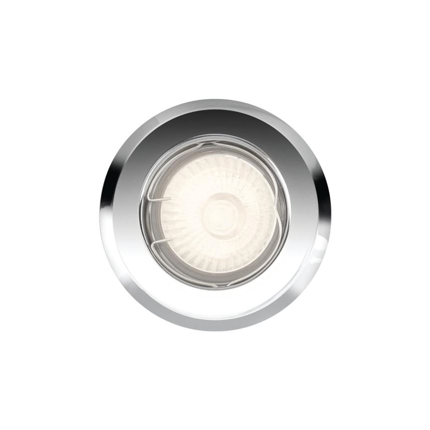Philips - Χωνευτό φωτιστικό 1xGU10/50W/230V γυαλιστερό χρώμιο