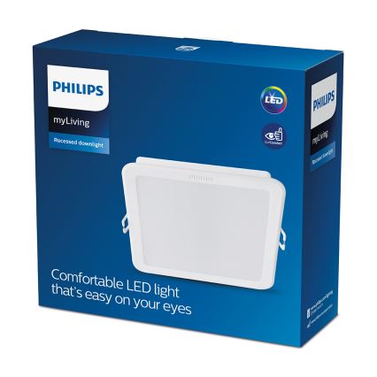 Philips - Χωνευτό φωτιστικό οροφής LED 1xLED/12,5W/230V 3000K