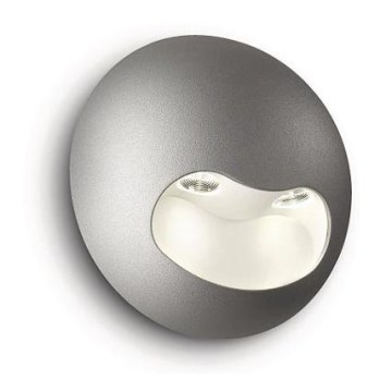Philips 69085/87/16 - Φως τοίχου LED MYLIVING MILIO 2xLED/2,5W/230V