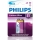 Philips 6FR61LB1A/10 - Στοιχείο λιθίου 6LR61 LITHIUM ULTRA 9V 600mAh