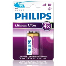 Philips 6FR61LB1A/10 - Στοιχείο λιθίου 6LR61 LITHIUM ULTRA 9V