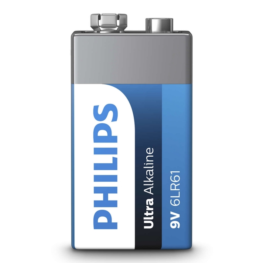 Philips 6LR61E1B/10 - Αλκαλική μπαταρία 6LR61 ULTRA ALKALINE 9V 600mAh