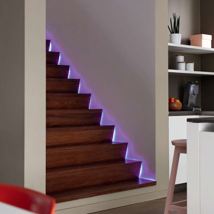 Philips - Ρυθμιζόμενη λωρίδα LED 5μ RGB LED/17W