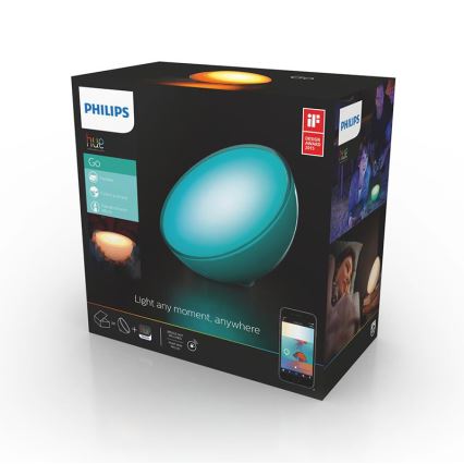 Philips - Επιτραπέζια λάμπα dimmer Hue GO 1xLED/6W/RGB