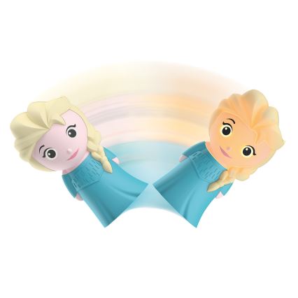 Philips 71768/03/16 - Παιδική λάμπα LED DISNEY ELSA 1xLED/0,3W/3V