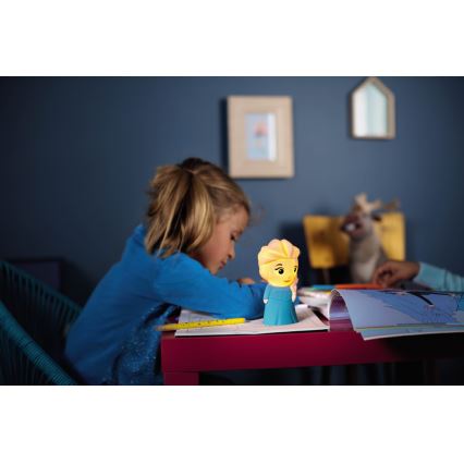 Philips 71768/03/16 - Παιδική λάμπα LED DISNEY ELSA 1xLED/0,3W/3V
