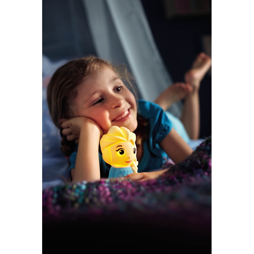 Philips 71768/03/16 - Παιδική λάμπα LED DISNEY ELSA 1xLED/0,3W/3V