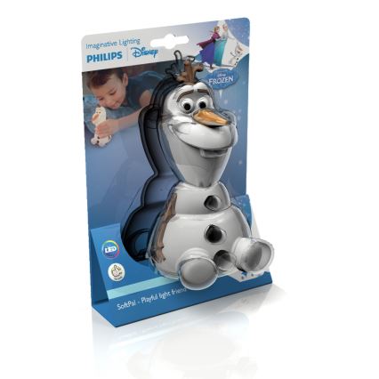 Philips 71768/08/16 - Παιδικό φωτιστικό LED DISNEY FROZEN OLAF LED/0,3W/2xAAA χιονάνθρωπος