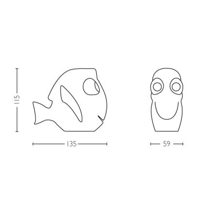Philips - LED Παιδικό φωτιστικό LED/0,3W/3V