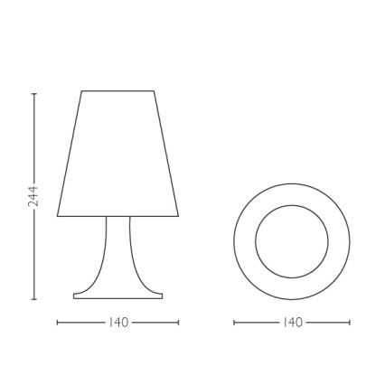 Philips - Παιδική επιτραπέζια λάμπα LED LED/2,3W/230V