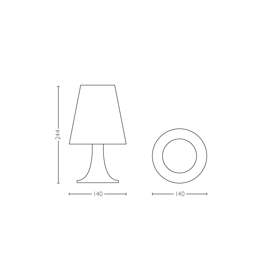 Philips - Παιδική επιτραπέζια λάμπα LED LED/2,3W/230V
