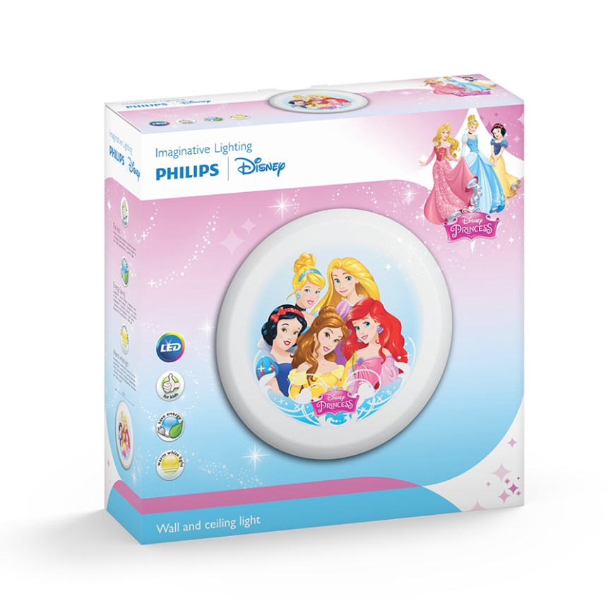 Philips 71884/28/P0 - Παιδικό φως τοίχου LED DISNEY PRINCESS 4xLED/2,5W/230V