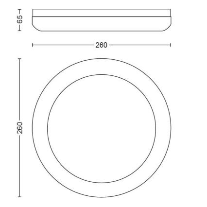 Philips - Παιδικό φως τοίχου LED 4xLED/2,5W/230V