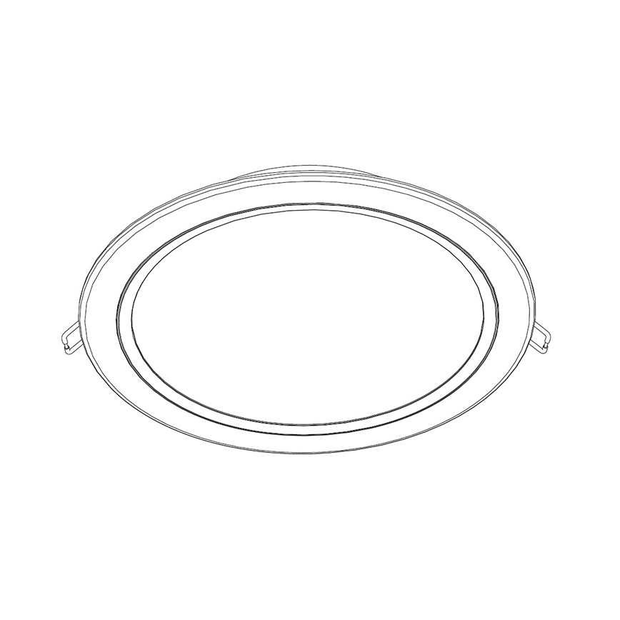 Philips - εντοιχισμένο φωτιστικό οροφής LED/20W/230V