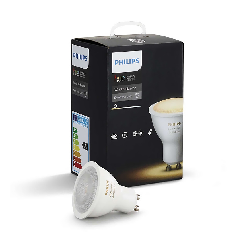Philips - Λάμπα dimmer LED Hue WHITE AMBIANCE 1xGU10/5,5W 2200-6500K