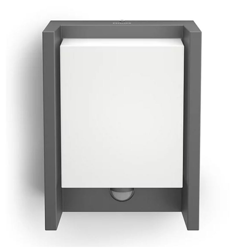 Philips - Εξωτερικό επιτοίχιο φωτιστικό LED με αισθητήρα ARBOUR LED/3,8W/230V 2700K IP44